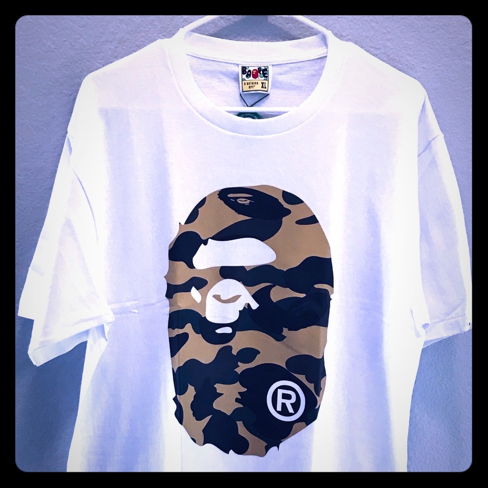 🔥BAPE 1st Camo Big Ape Head Tee size XL